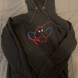 Black men’s Universal Studios Orlando Marvel Spider-Man hoodie size small